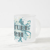 Toekomst Moeder - Hart en Bloemen Matglas Koffiemok (Voorkant rechts)