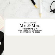 Toekomst Mr en Mrs Stylish Wedding Retouradres