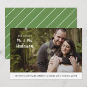 Toekomst Mr & Mrs | Foto De datum opslaan Save The Date (Voorkant / Achterkant)