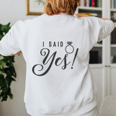 Toekomst Mrs Bride, verloofde Verloving Gift Custo Trui