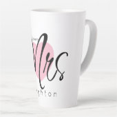 Toekomst Mrs Custom Naam Elegant Simple Two-Ton Latte Mok (Rechterhoek)