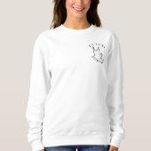 Toekomst Mrs Custom Verloving Gift Trendy Crewneck Trui (Voorkant)