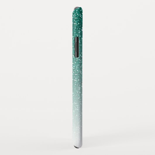 Toekomst Mrs Emerald Green Glitter Chique Script B Case-Mate iPhone Case (Achterkant/rechts)