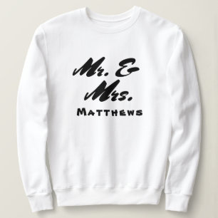 Toekomst Mrs, roze harten & Script Custom T-shirt