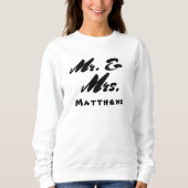 Toekomst Mrs, roze harten & Script Custom T-shirt (Voorkant)