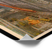 Toekomst New York, de stad Skyscrapers Poster (Hoek)