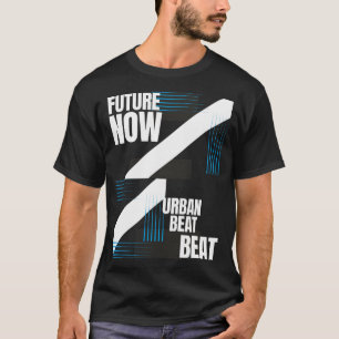Toekomst Nu Urbane Beat Futuristische Straatmode T-shirt