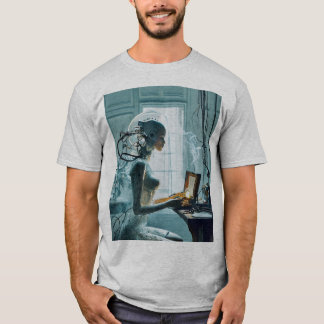 "Toekomst ontmoet intelligentie" T-shirt