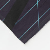 Toekomst opnieuw. sci-fi-achtergrond met stijl 80- fleece deken (Hoek)