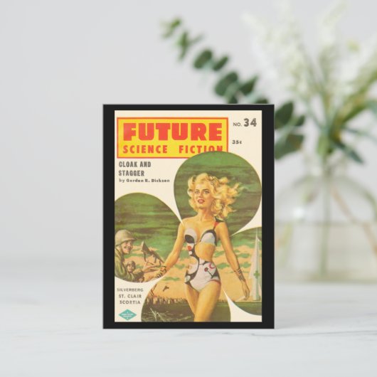 Toekomst (reeks 2) geheel n34 (1957-Fa.Columbia)_P Briefkaart (Staand voorkant)