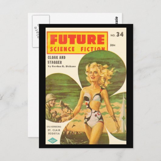 Toekomst (reeks 2) geheel n34 (1957-Fa.Columbia)_P Briefkaart (Voorkant / Achterkant)