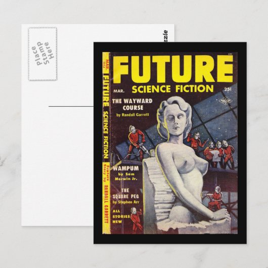 Toekomst (reeks 2) v04 n06 (1954-03.Columbia)_Pulp Briefkaart (Voorkant / Achterkant)