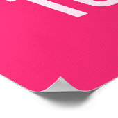 Toekomst - Roze Inspirerend prijsopgave - Poster (Hoek)