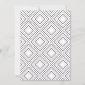 Toekomst van de heer en mevrouw Engagement Party Kaart (Achterkant)