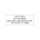 Toekomst van de heer en mevrouw Vrijgezellenfeest Zelfinktende Stempel (Design)