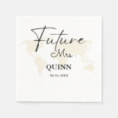 Toekomst van de moderne bestemming Mrs vrijgezelle Servet (Voorkant)