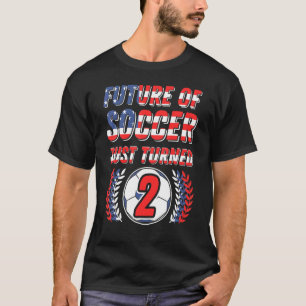 Toekomst van de Voetbal is pas 2 zondag de tellend T-shirt