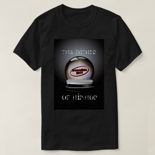 "TOEKOMST VAN HIP-HOP" Crystal Ball T-Shirt (Design voorkant)
