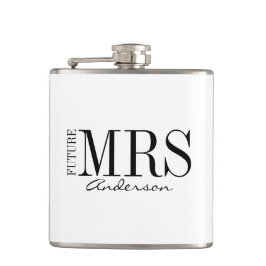 Toekomst van mevrouw Bride Bridal Party Flask Heupfles