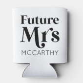 Toekomst van mevrouw Custom Achternaam Bride om ve Blikjeskoeler (Achterkant)