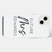 Toekomst van mevrouw Custom Achternaam Bride om ve iPhone Hoesje (Achterkant horizontaal)