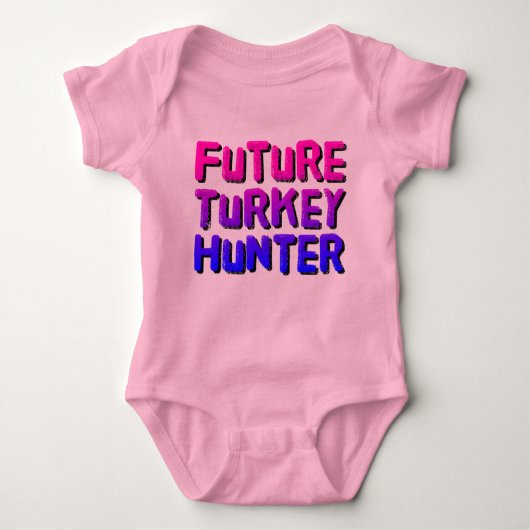Toekomst van Turkije Hunter Baby Bodysuit (Voorkant)