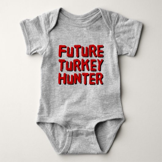 Toekomst van Turkije Hunter Baby Bodysuit (Voorkant)