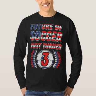 Toekomst van Voetbal werd pas 3 zondag tellende T-shirt