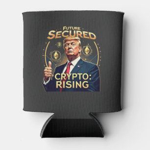 Toekomst Veilig Crypto Stijgend Trump Inauguratie Blikjeskoeler