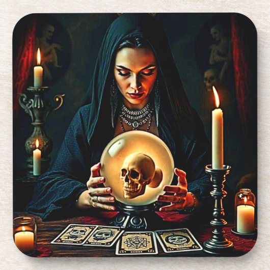 Toekomst Verboden Geheimen Ontwerp Bier Onderzetter (Voorkant)