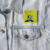 Toekomst Vierkante Button 5,1 Cm (In situ)