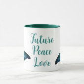 Toekomst, vrede, liefde mok (Midden)