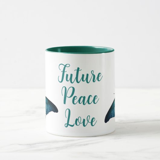 Toekomst, vrede, liefde mok (Midden)