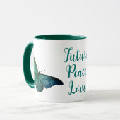 Toekomst, vrede, liefde mok (Voorkant links)