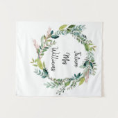 Toekomst Vrijgezellenfeest mevrouw Backdrop Greene Wandkleed (Voorkant (horizontaal))