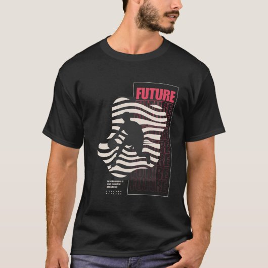 Toekomst zonder grenzen t-shirt (Voorkant)