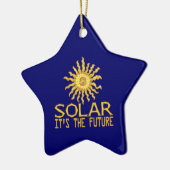Toekomst zonne-energie keramisch ornament (Links)