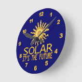 Toekomst zonne-energie ronde klok (Hoek)