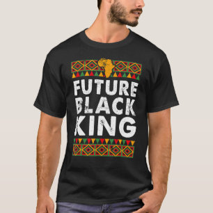 Toekomst Zwarte Koning Trots Melanine Afrikaans Am T-shirt
