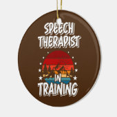 Toekomstbestendige spraak in training Toekomstige  Keramisch Ornament (Links)