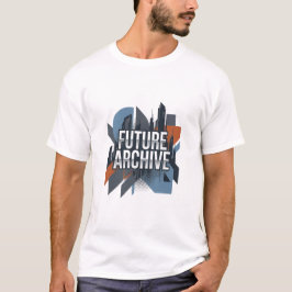 Toekomstig Archief Moderne Geometrische Stedelijke T-shirt