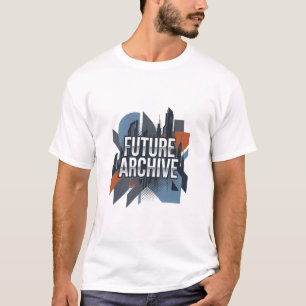 Toekomstig Archief Moderne Geometrische Stedelijke T-shirt