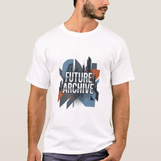 Toekomstig Archief Moderne Geometrische Stedelijke T-shirt