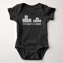 Toekomstig Baby WASD-toetsenbord voor gamers Romper