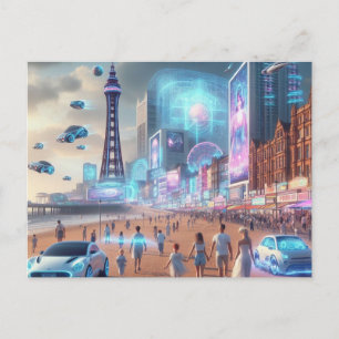 Toekomstig Blackpool-Briefkaart Briefkaart