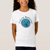 Toekomstig Botanist Blauwgroen plant T-shirt (Voorkant)