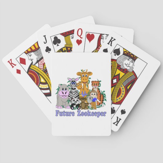 Toekomstig Dierenverzorger Pokerkaarten (Achterkant)