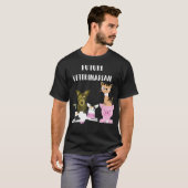 Toekomstig Dierenvriend van de veearts T-shirt (Voorkant volledig)