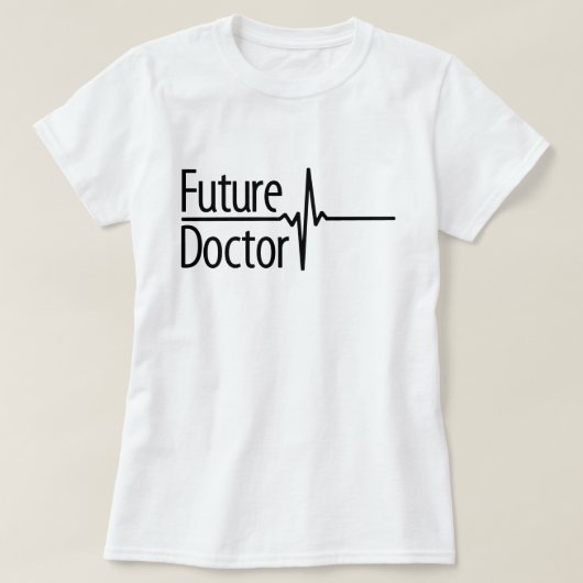 Toekomstig Dokter ECG T-shirt (Design voorkant)