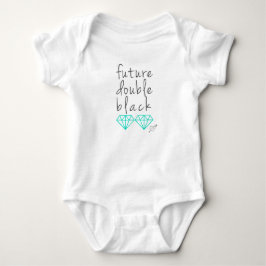 Toekomstig dubbelzwart diamantShirt Romper
